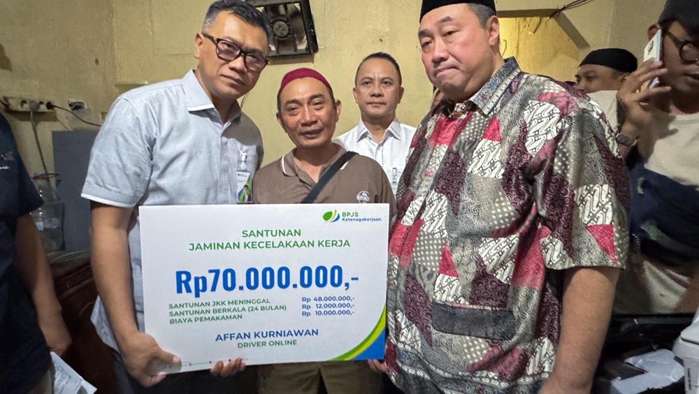 BPJS Ketenagakerjaan Santuni Keluarga Driver Ojol