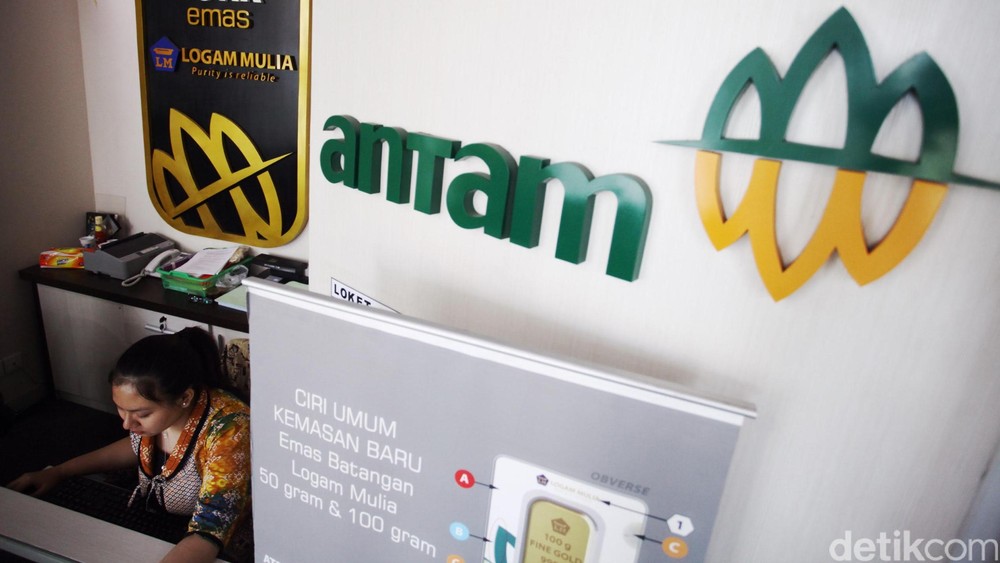 Butik Emas Antam Tutup Sementara Awal September