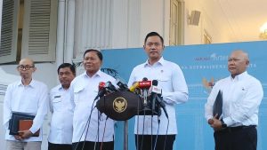 AHY Paparkan Rencana Tanggul Laut ke Prabowo