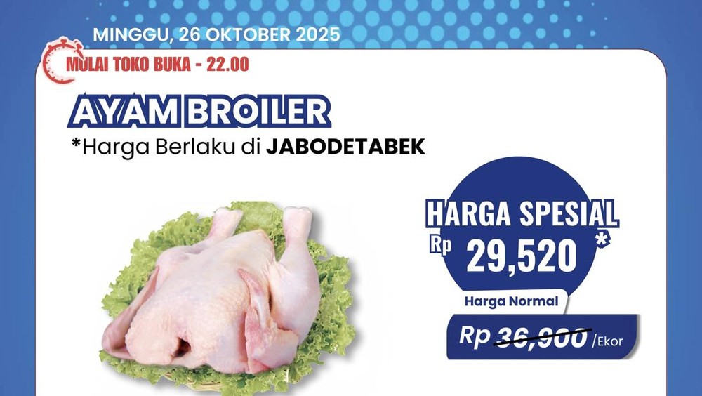 Transmart Full Day Sale Ayam Broiler Murah Meriah
