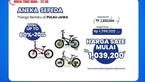 Transmart Full Day Sale: Sepeda Impian Harga Miring!