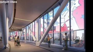 Pedestrian Deck Dukuh Atas Bangunan Kota yang Terinspirasi dari Langkah Kaki